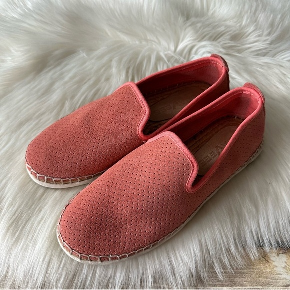 New Seavees Ocean Park Espadrilles Coral Suede Loafers Flats Shoes Sz 6.5 - Picture 3 of 12